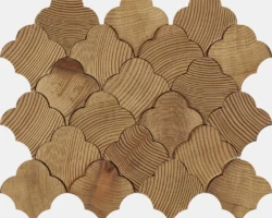 Forest Elements Stereo Scallop Wood Mosaic Wall Tiles Forest Elements Stereo Scallop Wood Mosaic Wall Tiles