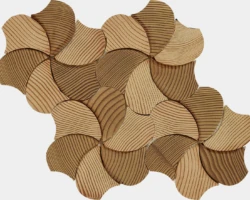 Forest Elements Stereo Pinwheel Wood Mosaic Wall Tiles Forest Elements Stereo Pinwheel Wood Mosaic Wall Tiles